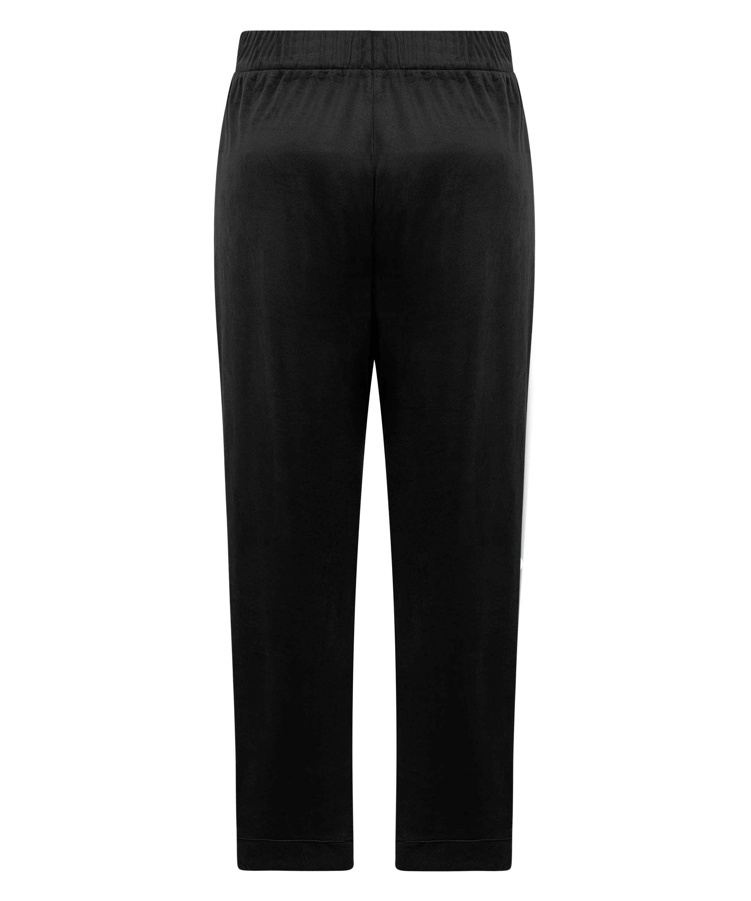 Pantalon de pyjama Velours, Noir, main