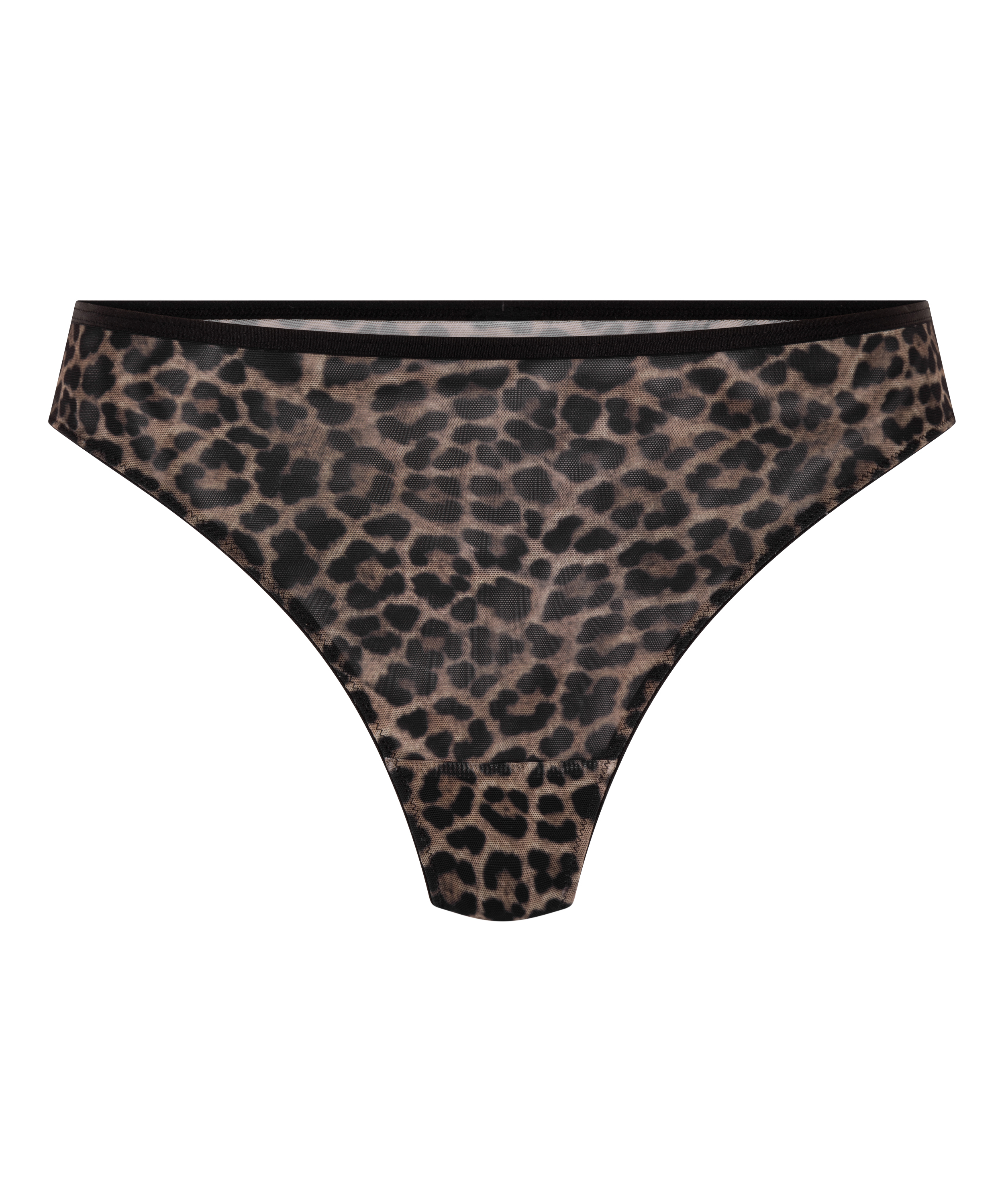 String Tara Leopard, Zwart, main