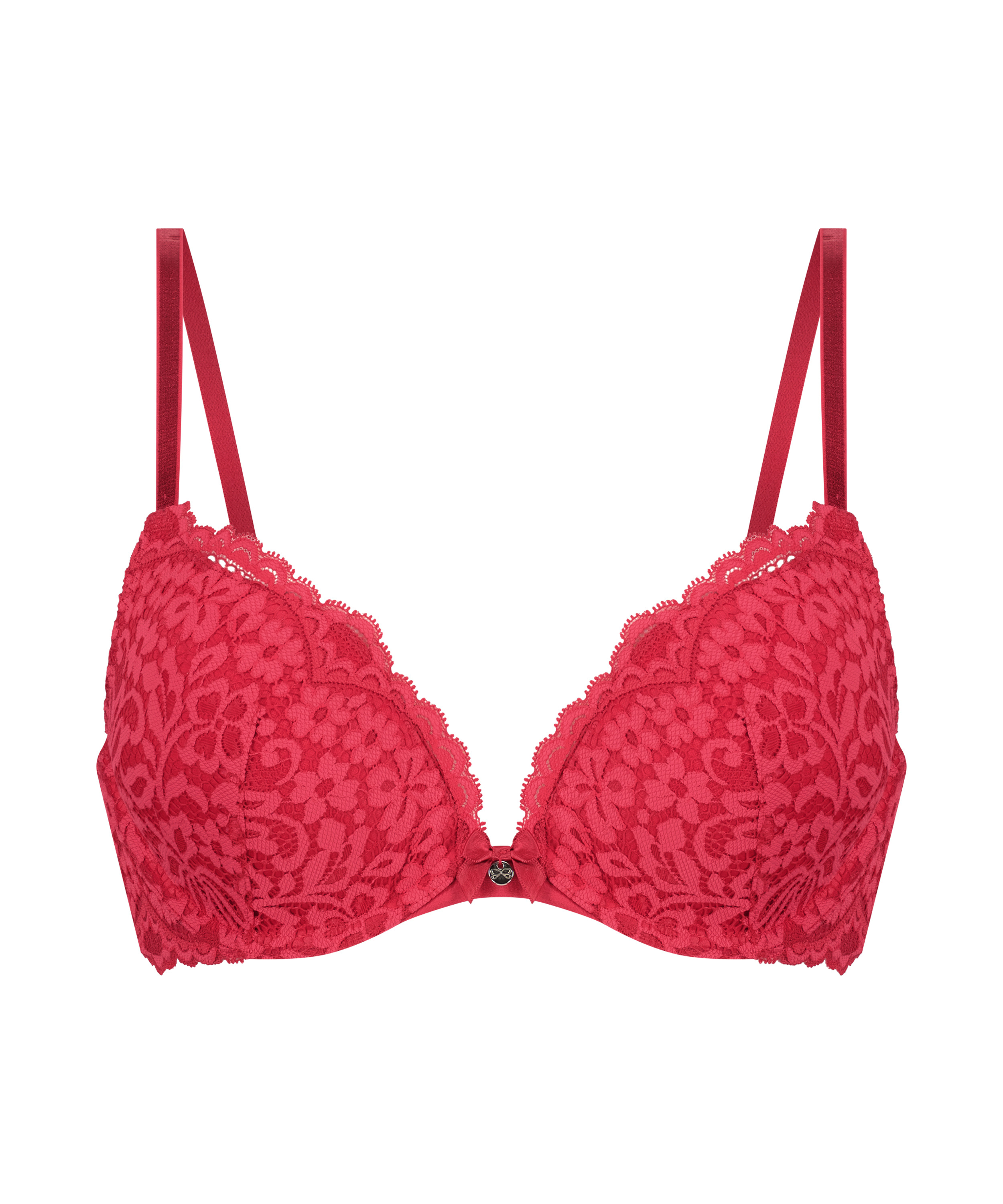 Voorgevormde push-up beugel bh Rose, Rood, main