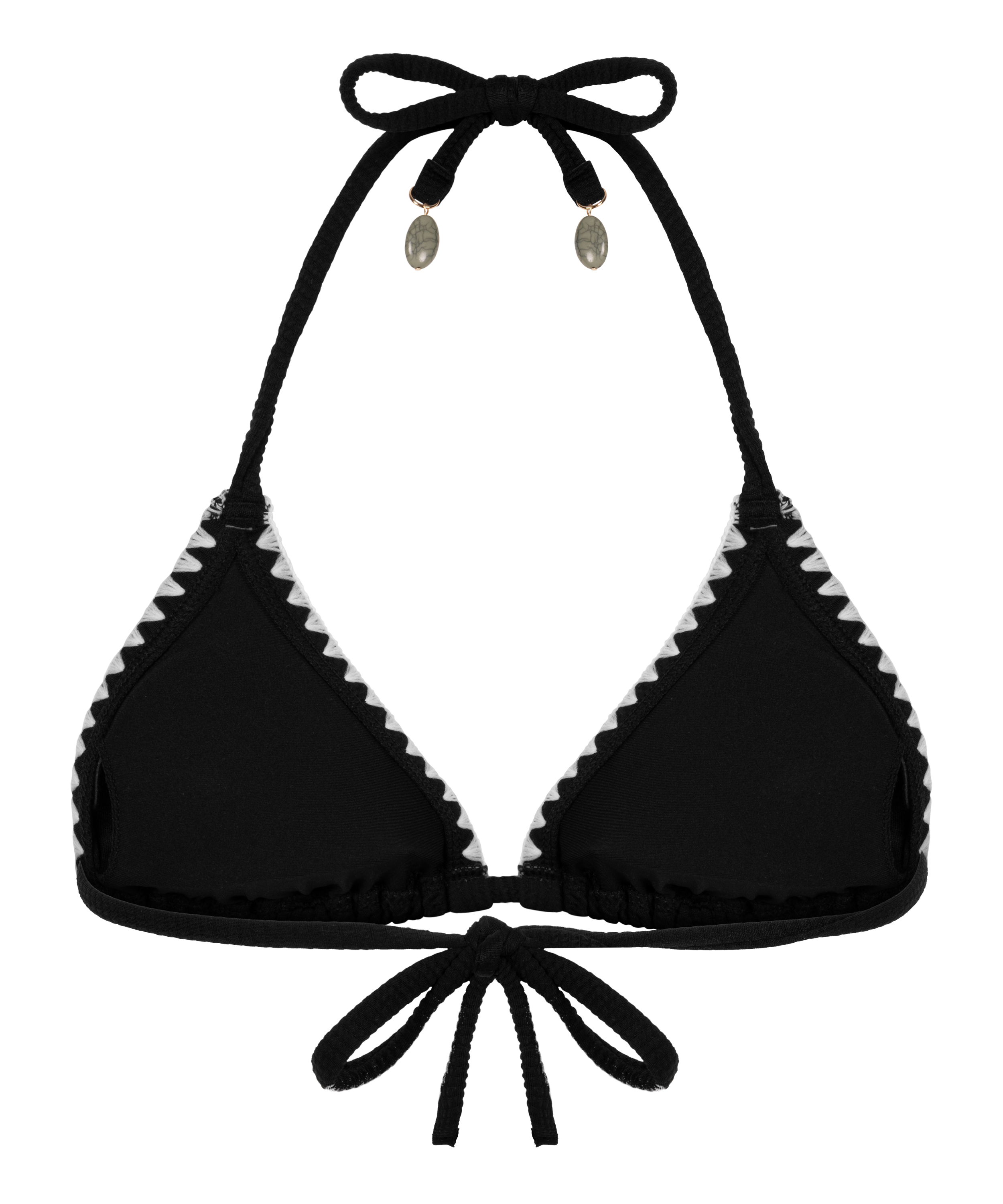 Triangel bikinitop Kenya, Zwart, main