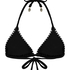 Triangel bikinitop Kenya, Zwart