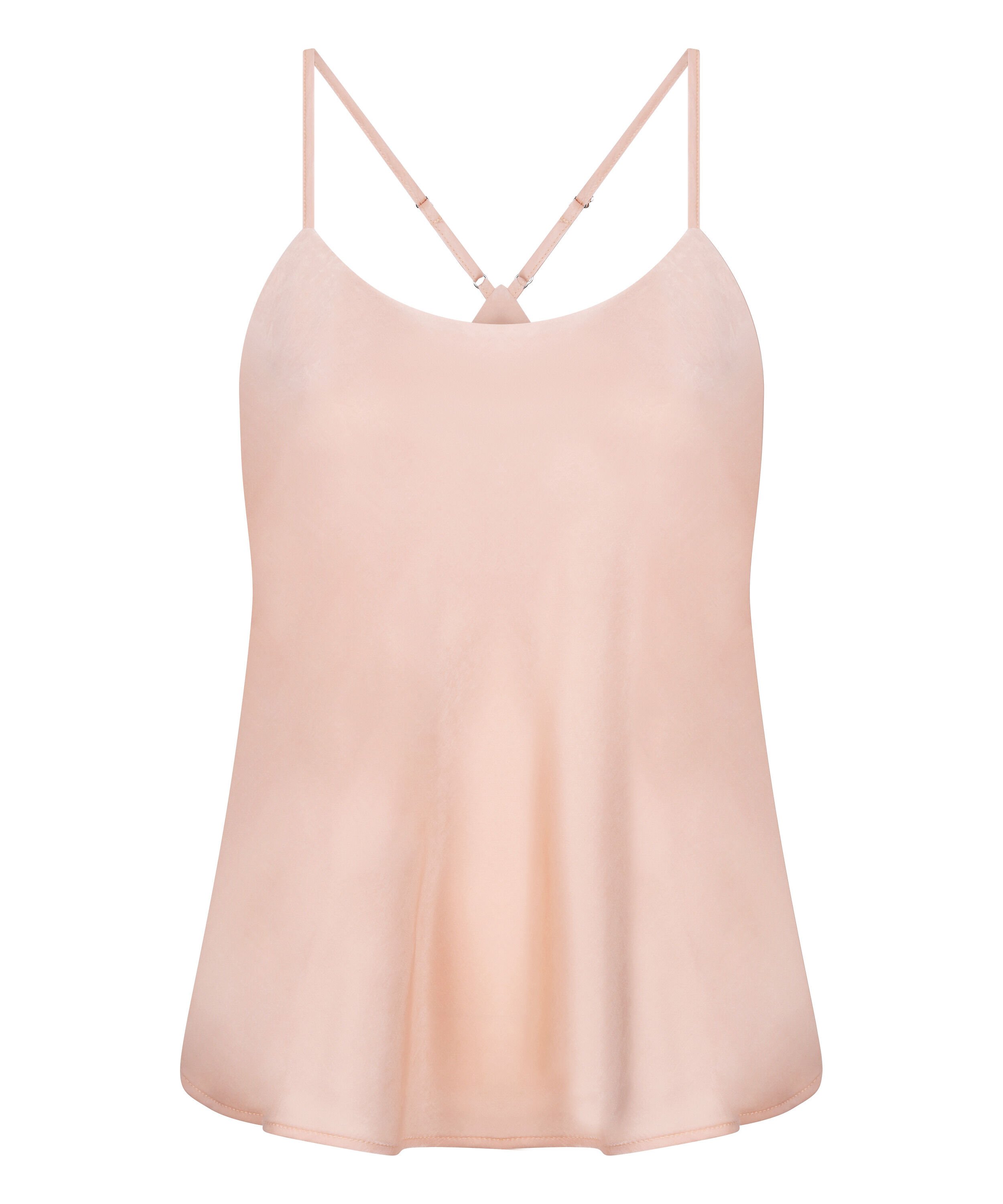 Cami top Satin Ayla, Roze