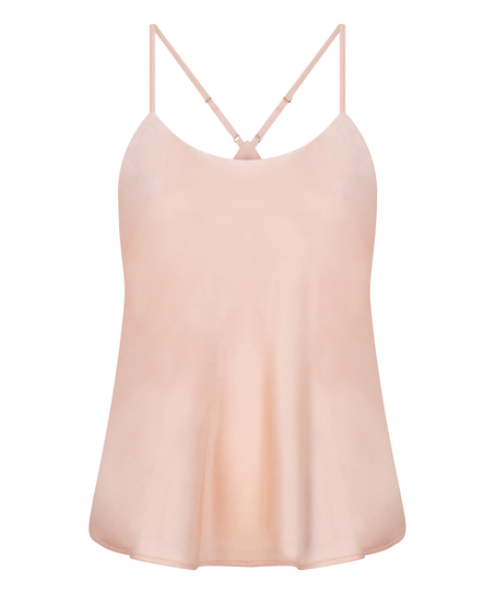 Cami top Satin Ayla, Roze