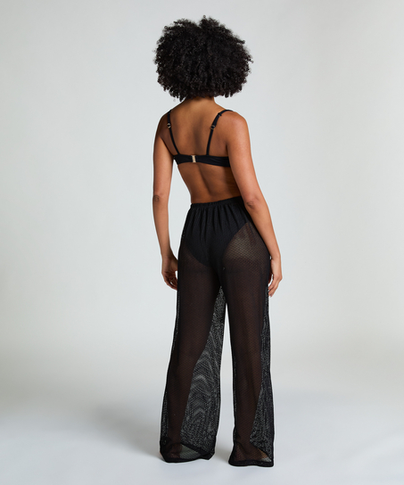 Gebreide Strandbroek, Zwart