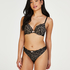 Soutien-gorge maxi rembourré à armatures Rose, Noir