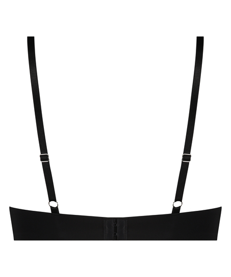 Soutien-gorge &agrave; armatures push-up pr&eacute;form&eacute; Lea, Noir