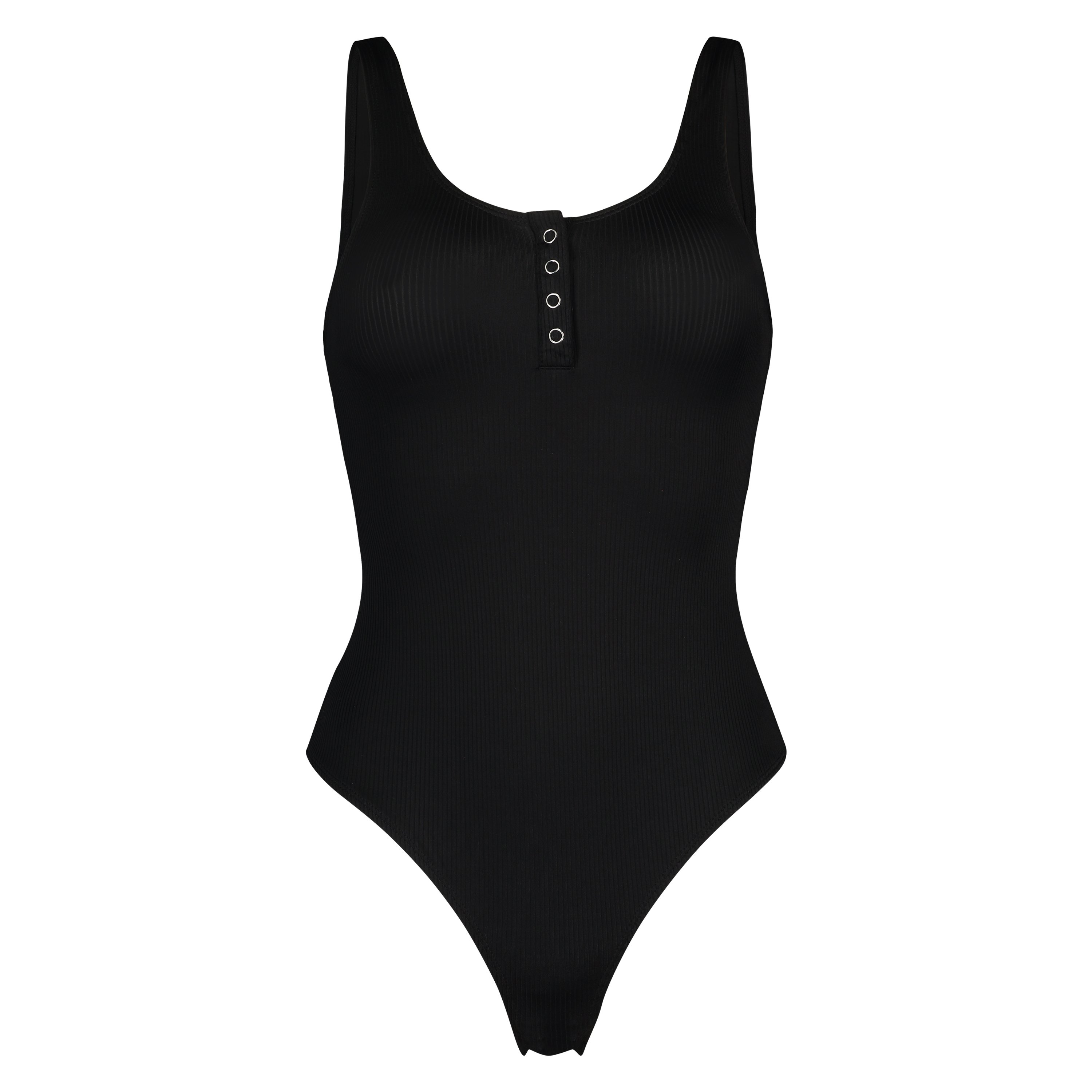 Body Rib Singlet, Noir, main