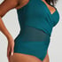 Maillot de bain Shaping Shell Mesh, Vert