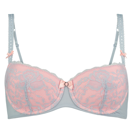 Voorgevormde beugel bh Theresa, Blauw