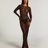Slipdress Lace, Zwart