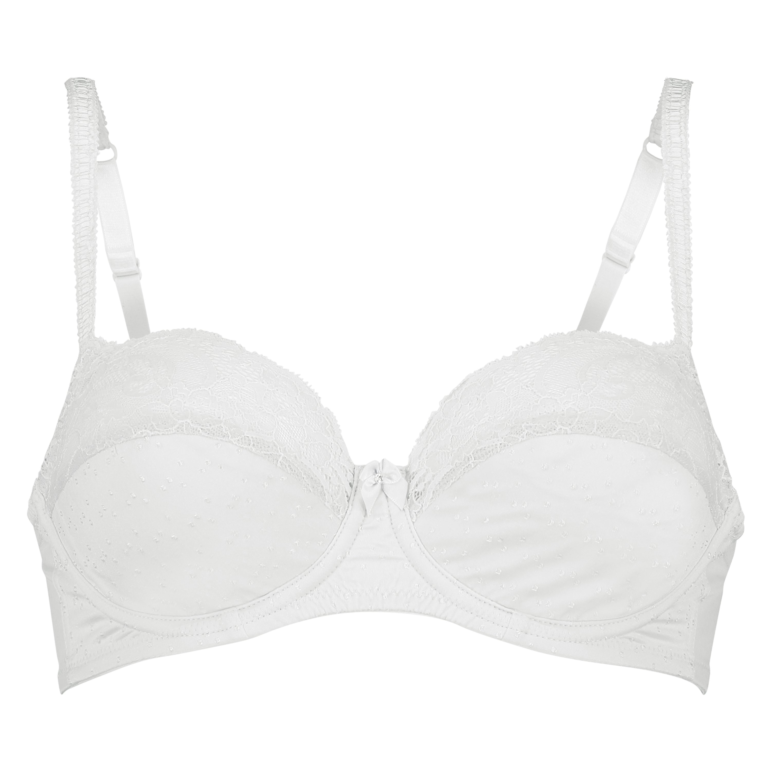 Soutien-gorge &agrave; armatures non-pr&eacute;form&eacute; Sophie, Blanc, main