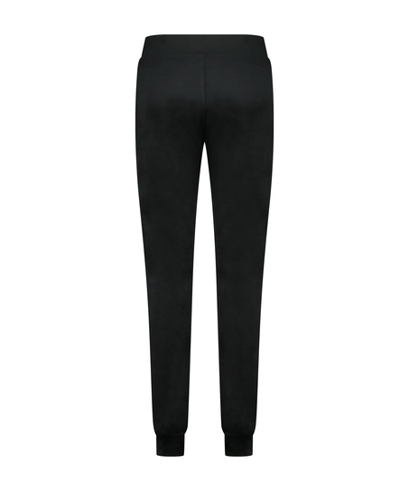 Petite Joggingbroek Velours, Zwart