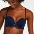 Voorgevormde strapless beugel bh Rya, Blauw