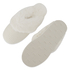 Pantoufles mules Teddy, Blanc