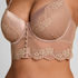 Soutien-gorge &agrave; armatures rembourr&eacute; longline Laila, Brun