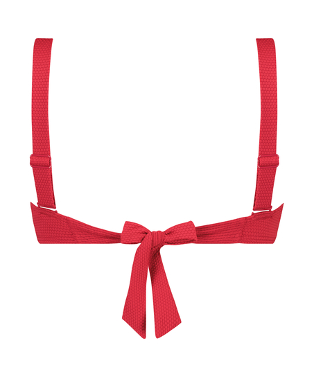 Bandeau bikinitop Scallop, Roze