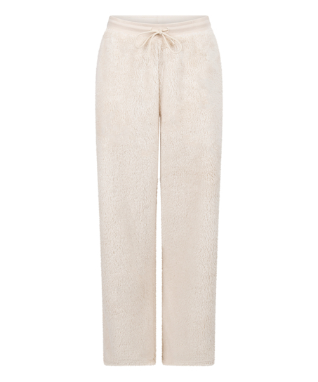 Pantalon Fluffy Fleece, Beige