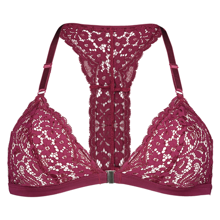 Brassi&egrave;re triangulaire moul&eacute;e Rose, Pourpre