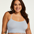 Seamless bralette Marine, Blauw