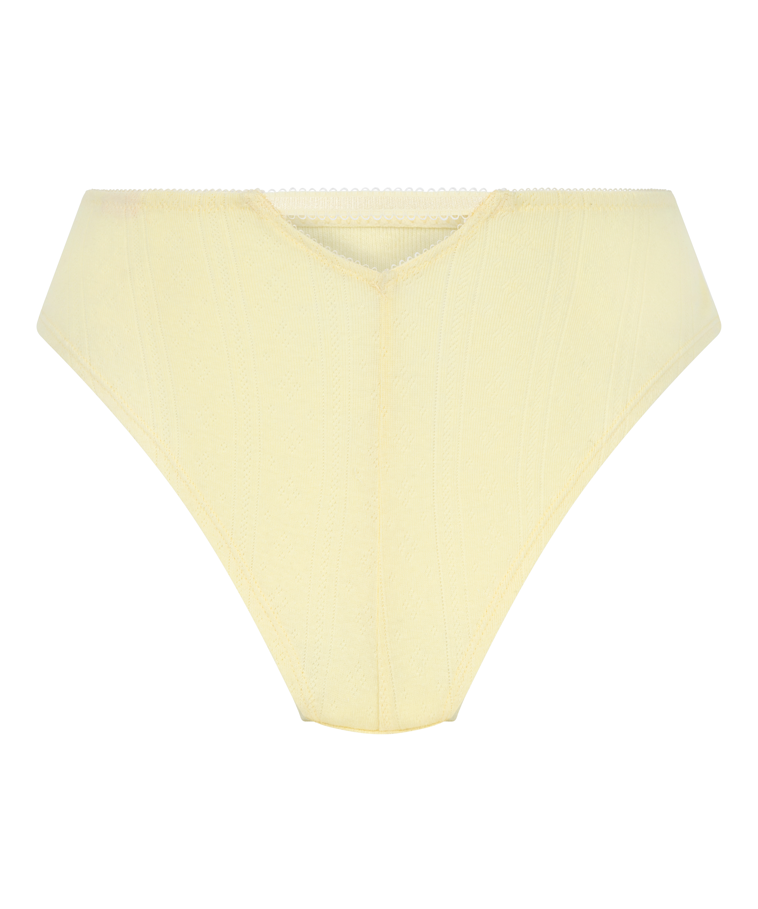 Culotte br&eacute;silienne Pointelle, Jaune, main