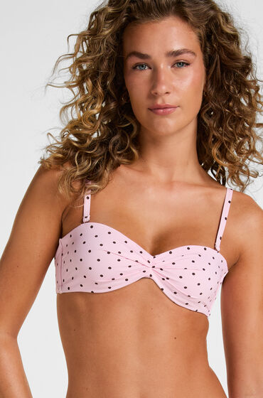 Hunkemöller Bandeau Bikinitop Alicante Roze