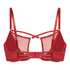 Soutien-gorge &agrave; armatures non-rembourr&eacute; Milana, Rouge