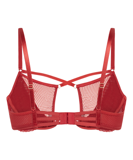 Soutien-gorge &agrave; armatures non-rembourr&eacute; Milana, Rouge