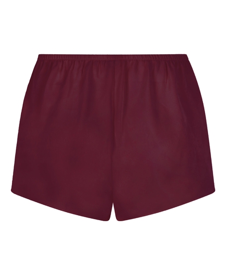 Short en satin Minimal, Pourpre