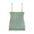 Cami top Velours Lace, Groen