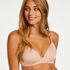 Soutien-gorge sans armatures pr&eacute;form&eacute; Mona, Beige