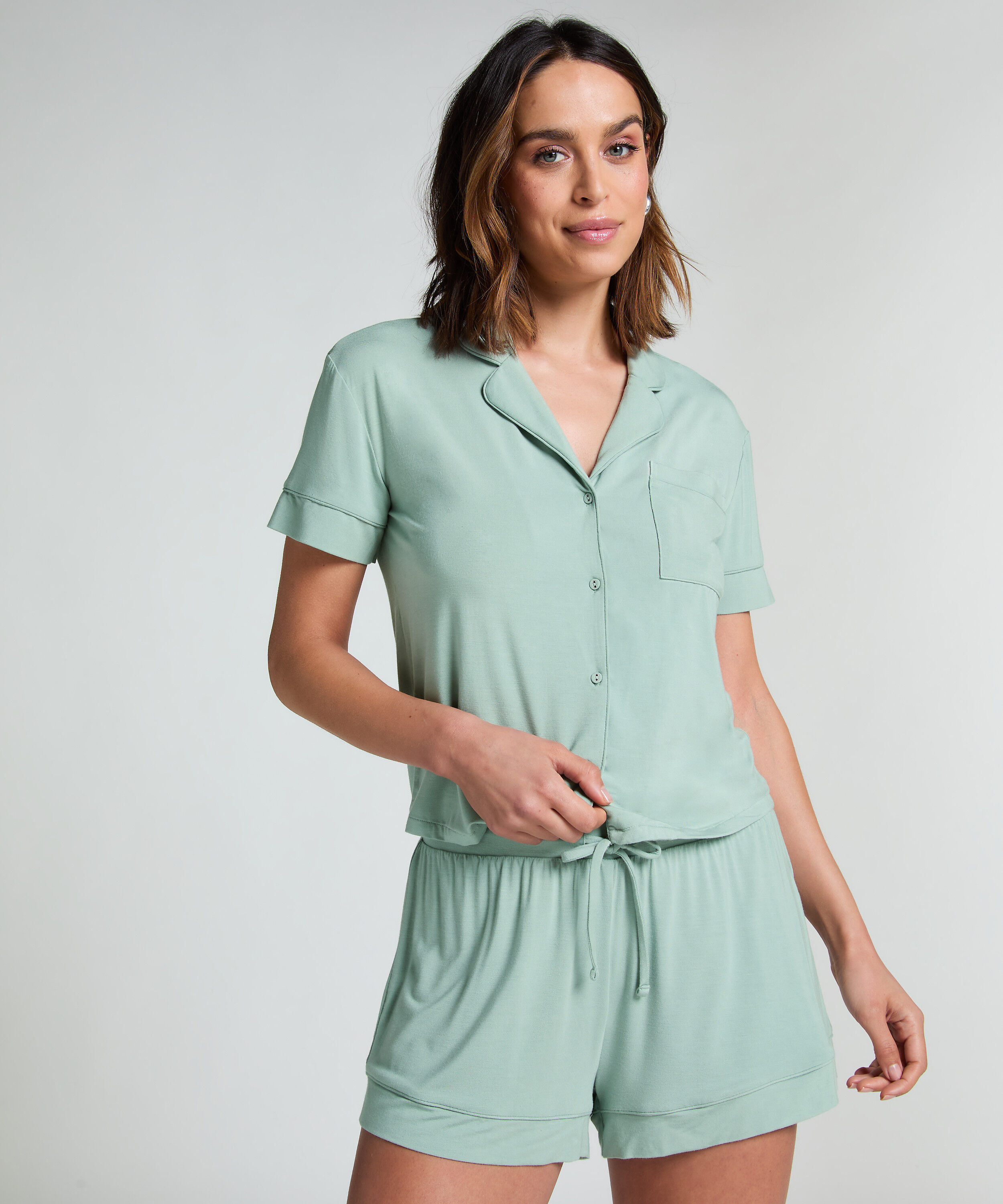 Shorts Jersey Essential, Groen