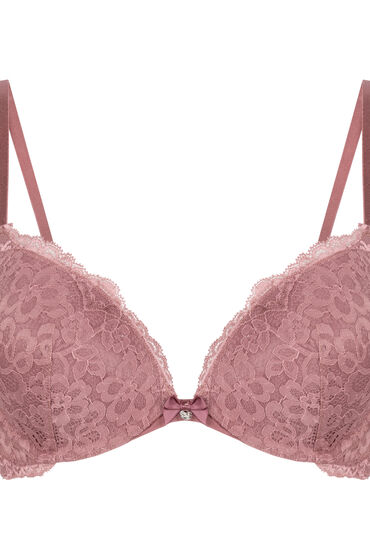 Hunkemöller Voorgevormde push-up beugel bh Marine Paars, foto 3