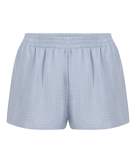 Mousseline Short, Blauw