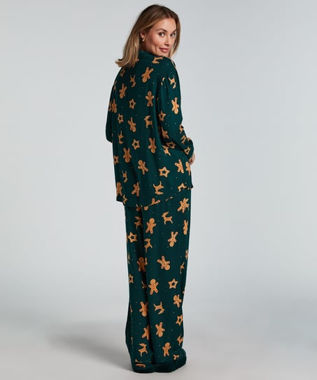 Pyjamaset Gingerbread, Groen