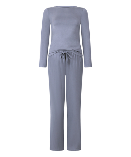 Pyjama set, Blauw