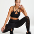 HKMX Sport bh The Twist, Zwart