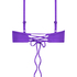 Haut de bikini court Eclipse, Pourpre