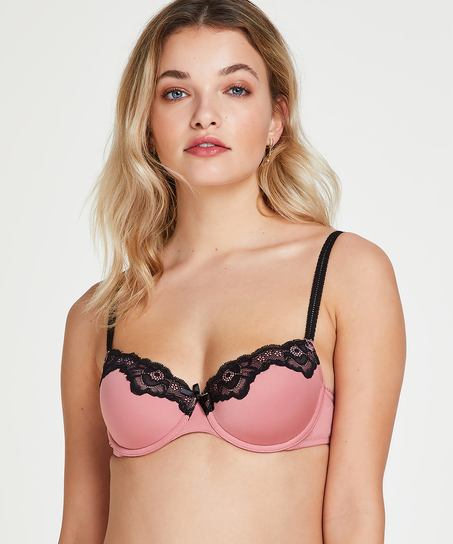 Soutien-gorge &agrave; armatures pr&eacute;form&eacute; Secret Lace, Rose