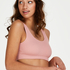Naadloze bralette, Roze