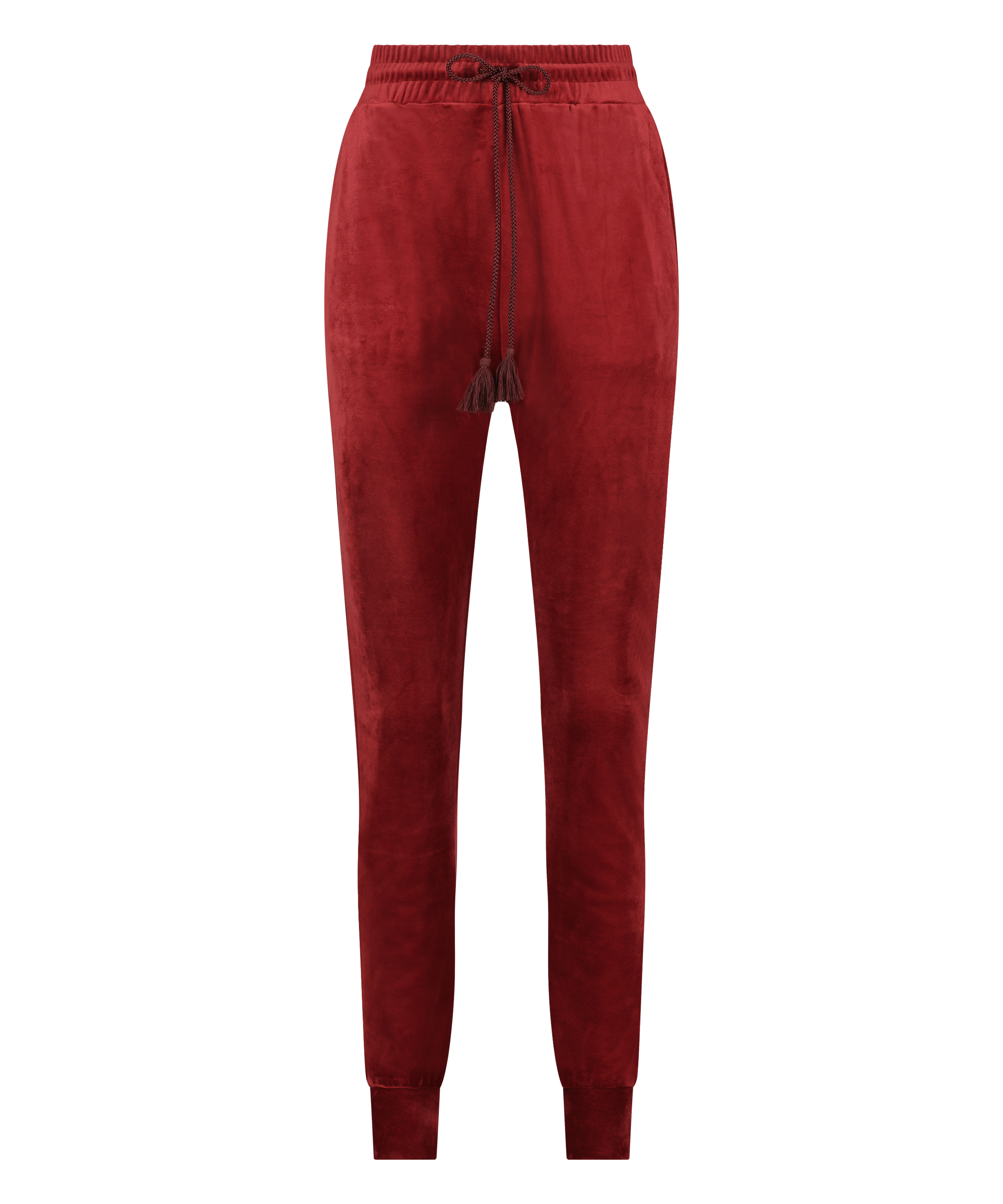 Joggingbroek Velours, Rood, main