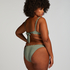Triangel bikinitop Scallop, Groen