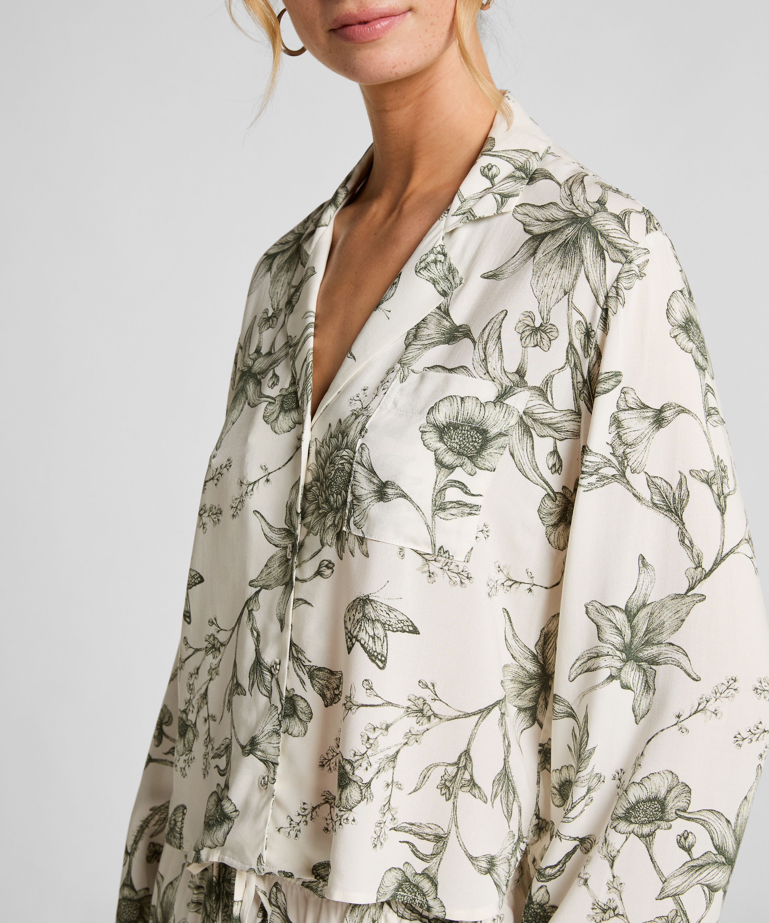 Top de pyjama Storylover, Blanc, main