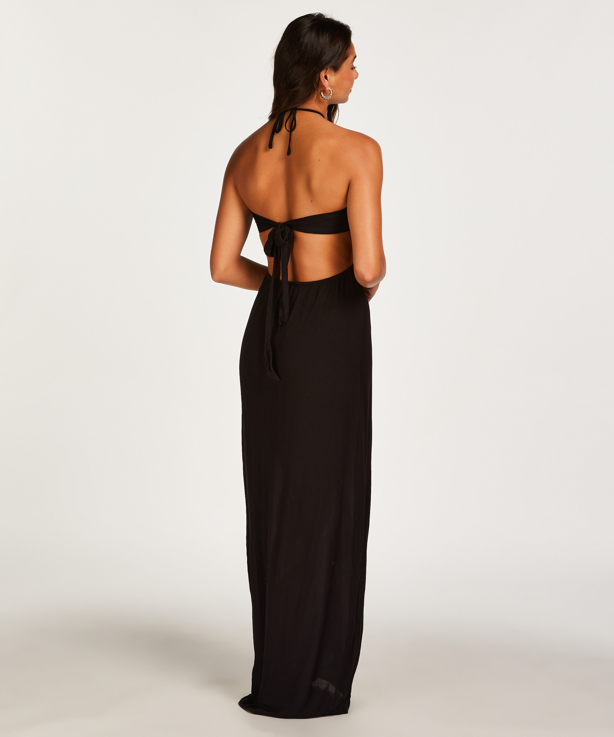 Open Kaftan, Zwart, main