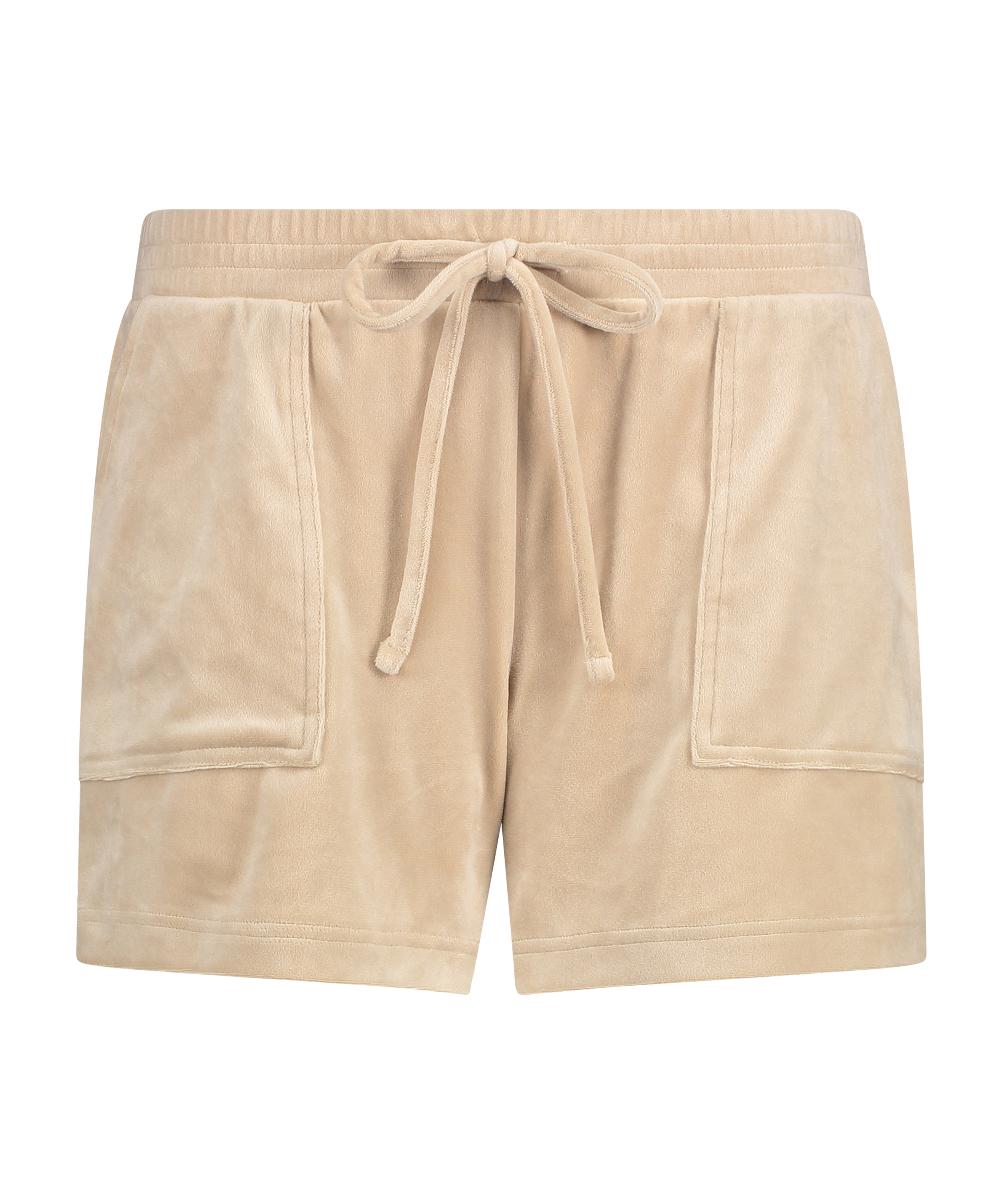 Shorts Velours Pocket, Beige, main