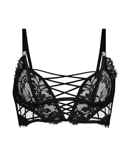 Bralette Loretta, Zwart