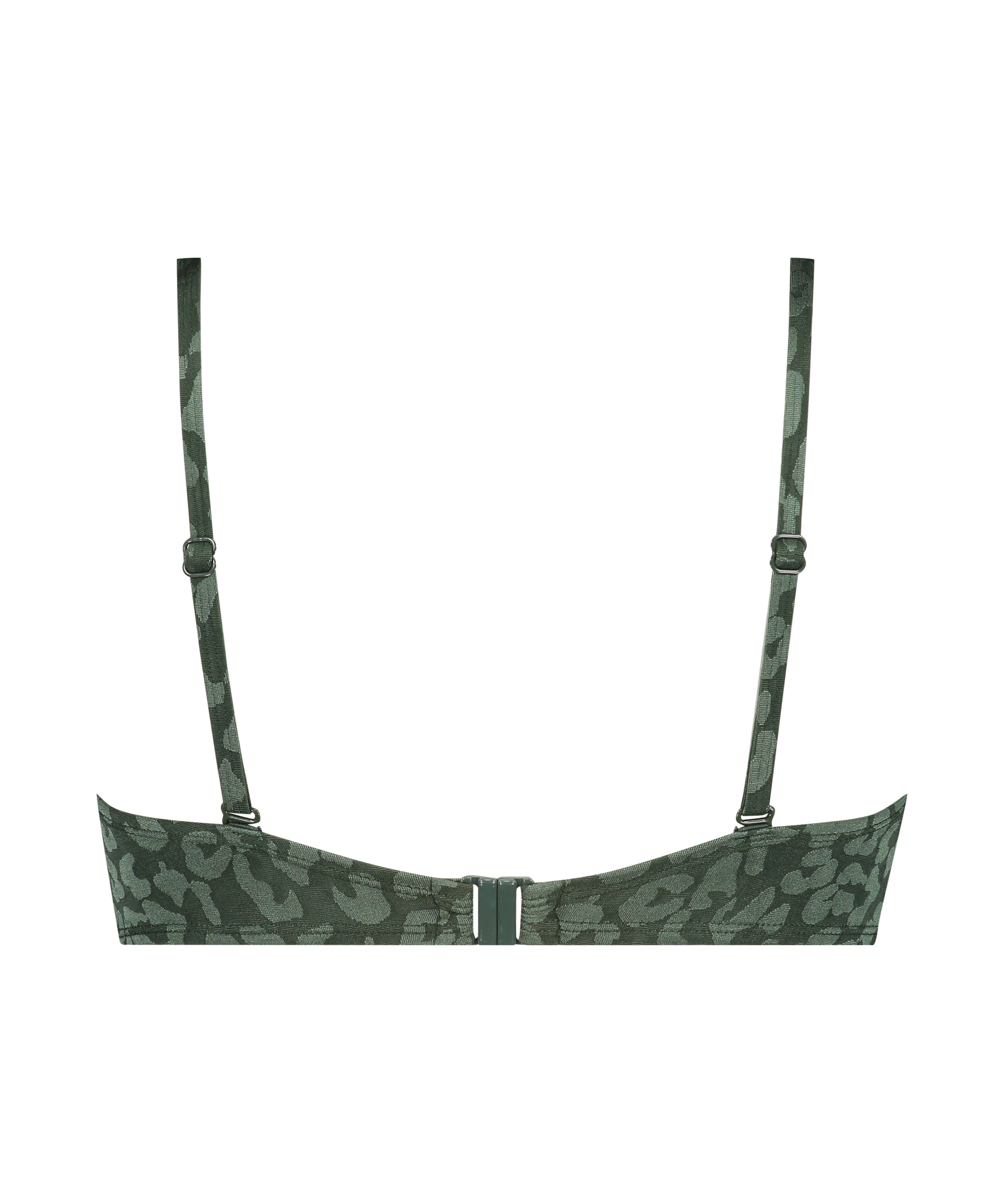 Haut de maillot de bain push-up rembourré à armatures Tonal Leo Taille A - E, Vert, main