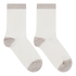 Chaussettes courtes en modal, Blanc