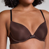 Soutien-gorge à armatures préformé Plunge, Brun