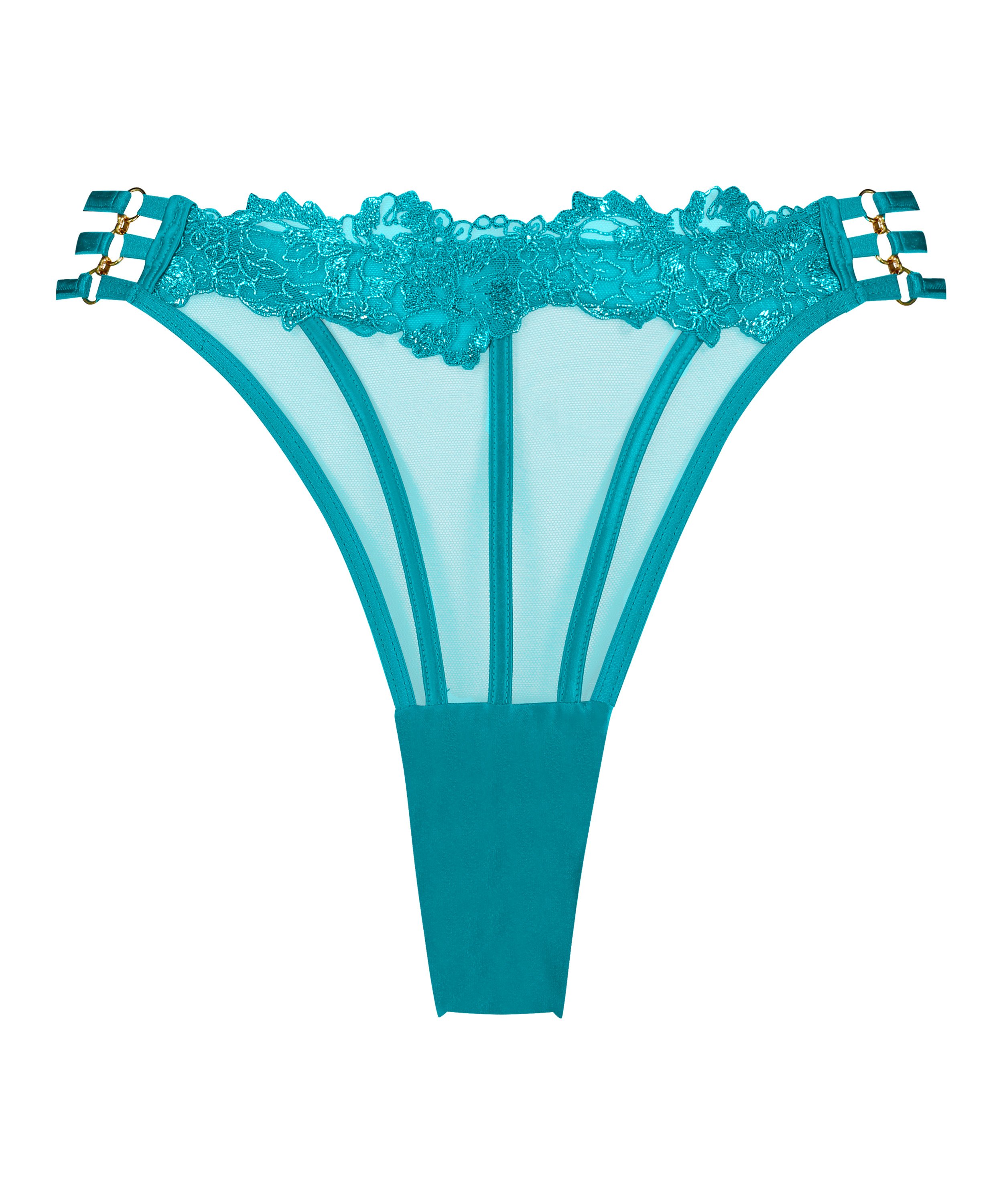 Slip brésilien Eros, Bleu, main