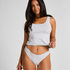 Tanga en coton doux, Gris